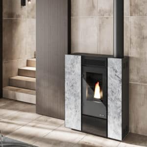 Eva Calòr - Rachele 10kW Pelletkachel (kanalisatie)